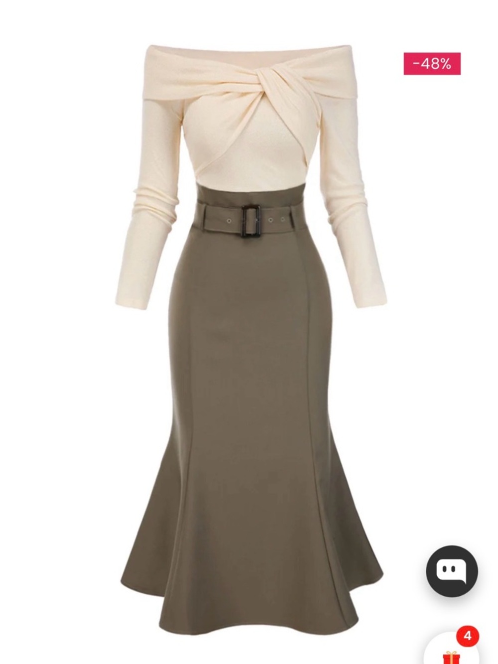 NWT Retro Stage Mermaid dress